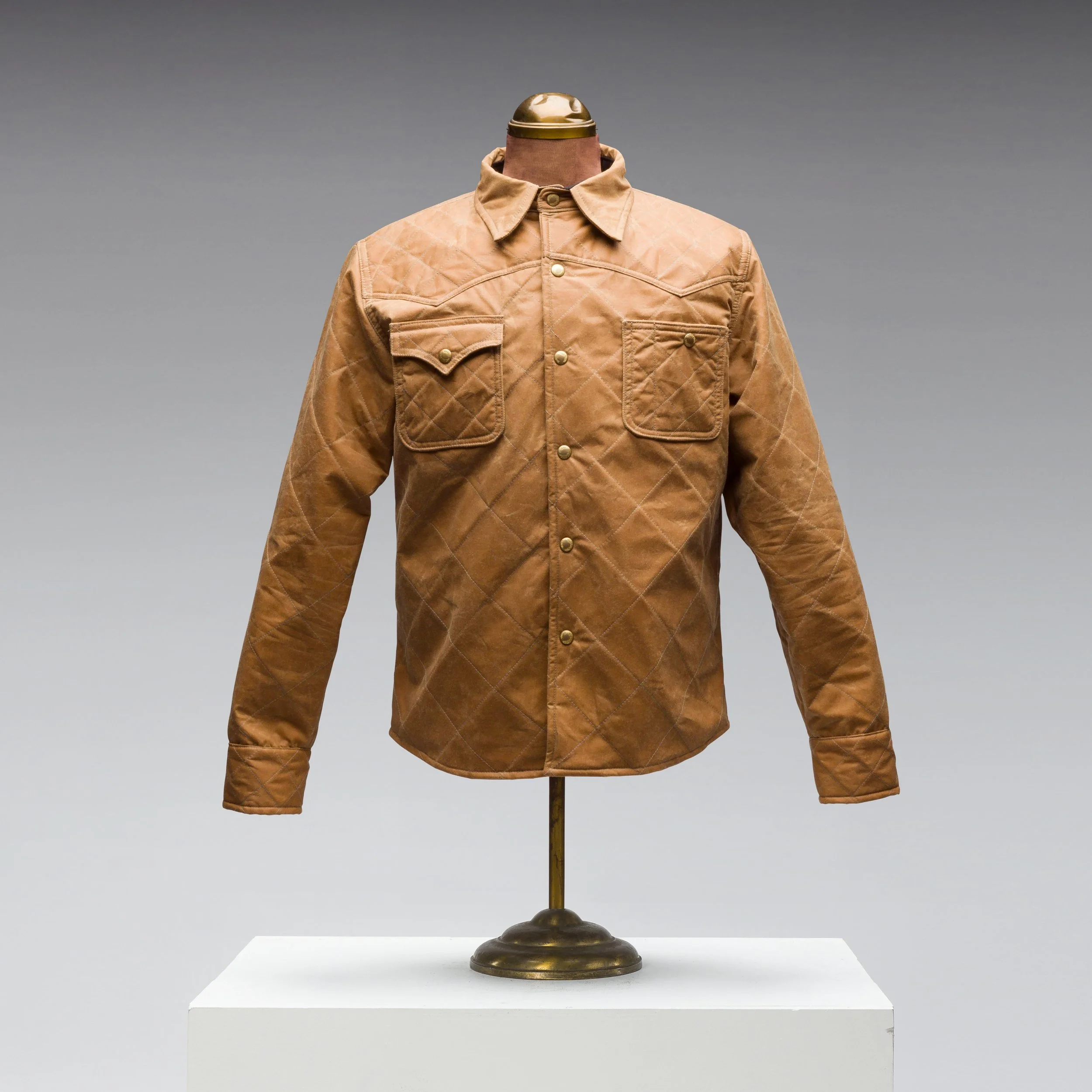 GOLDEN BROWN Wax Canvas Quilted by Hand - Ultimate Jacket GOLDEN BROWN Wax Canvas Quilted by Hand - Ultimate Jacket